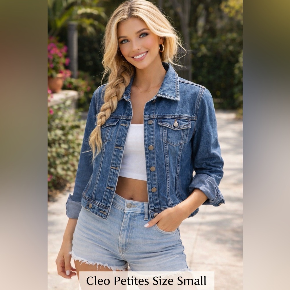 Cleo Dark Blue Jean Jacket